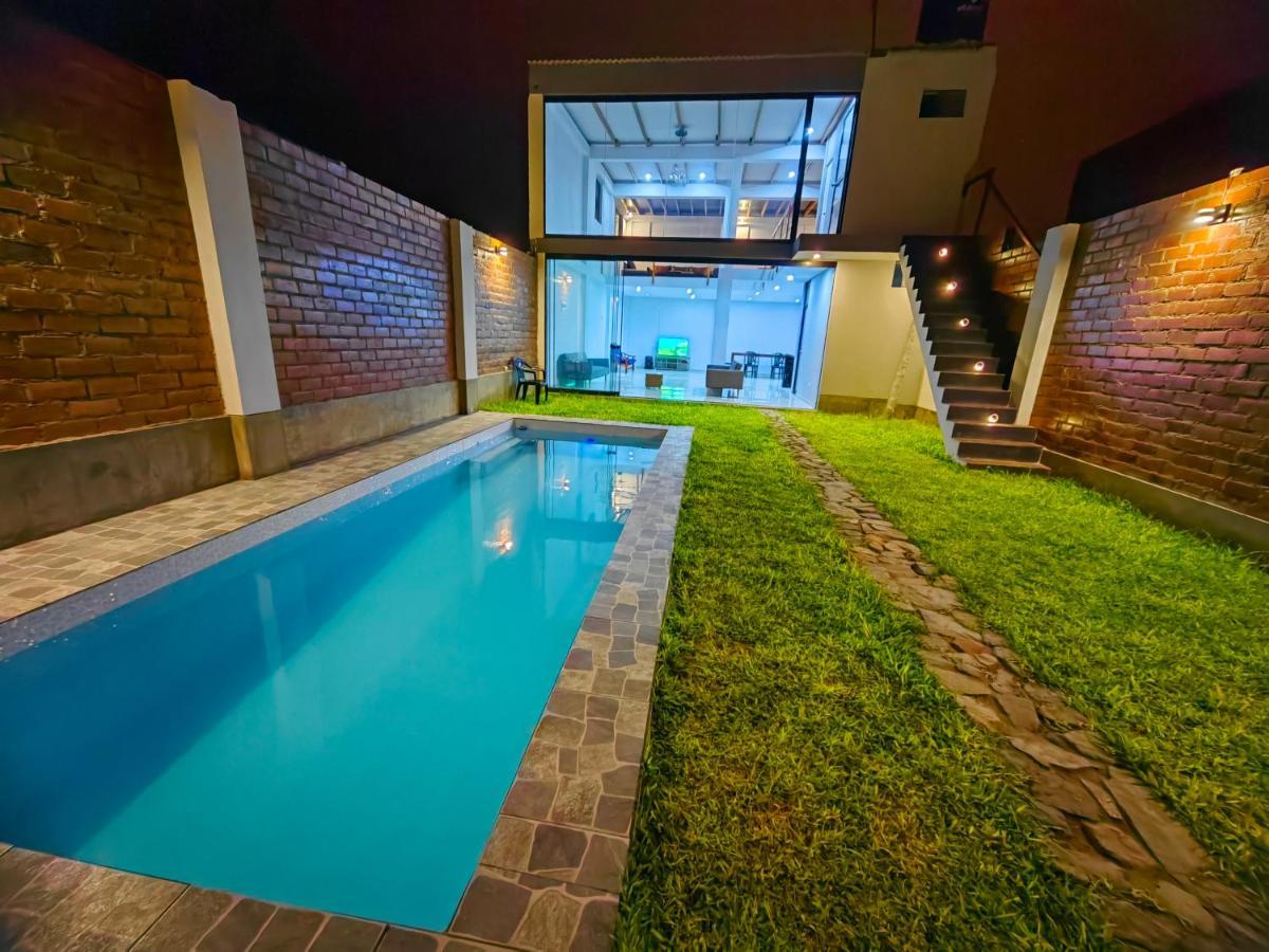 安孔Casa De Playa Con Piscina别墅 外观 照片
