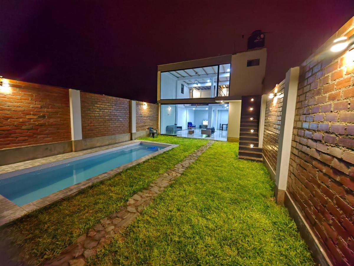 安孔Casa De Playa Con Piscina别墅 外观 照片