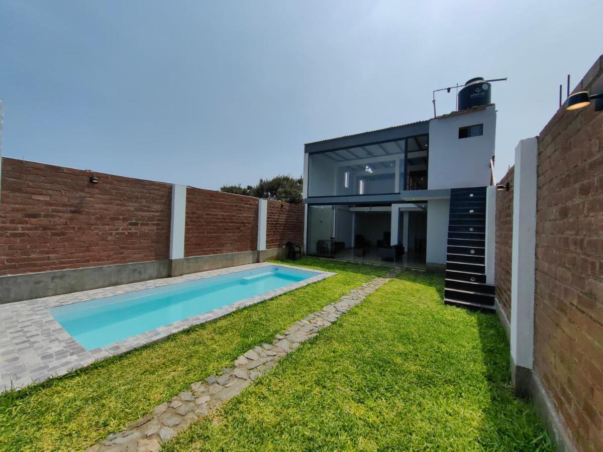 安孔Casa De Playa Con Piscina别墅 外观 照片