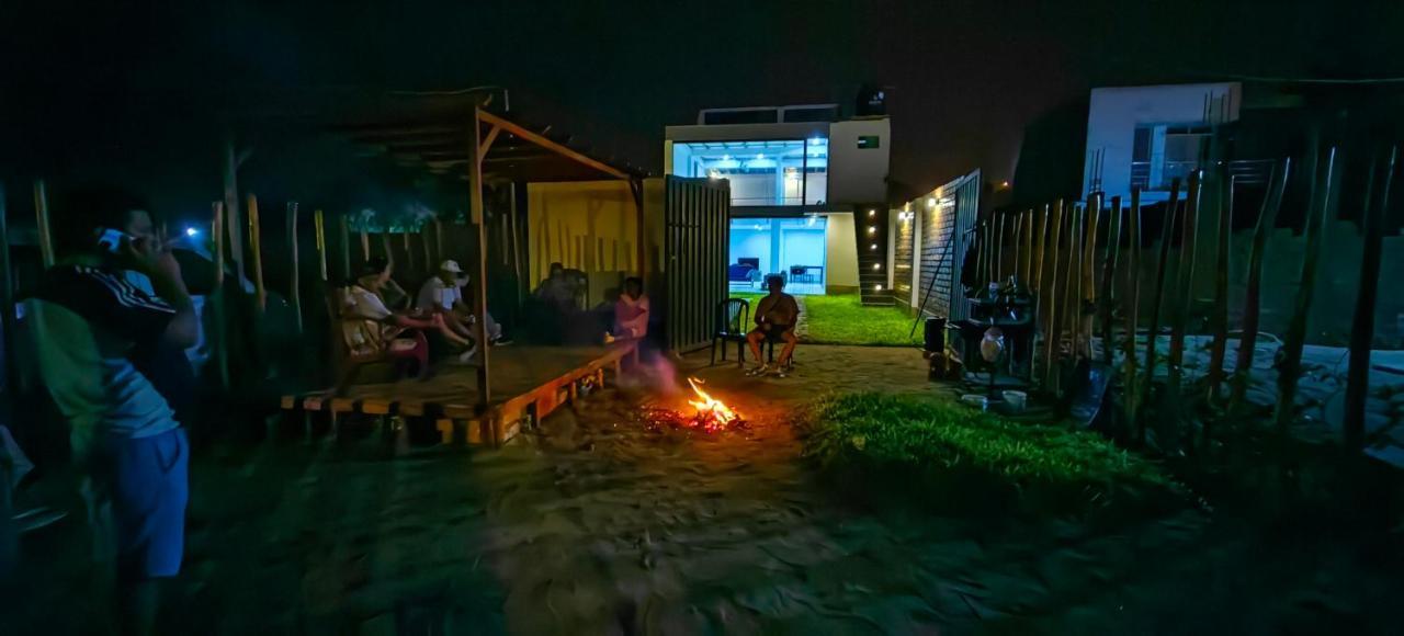 安孔Casa De Playa Con Piscina别墅 外观 照片
